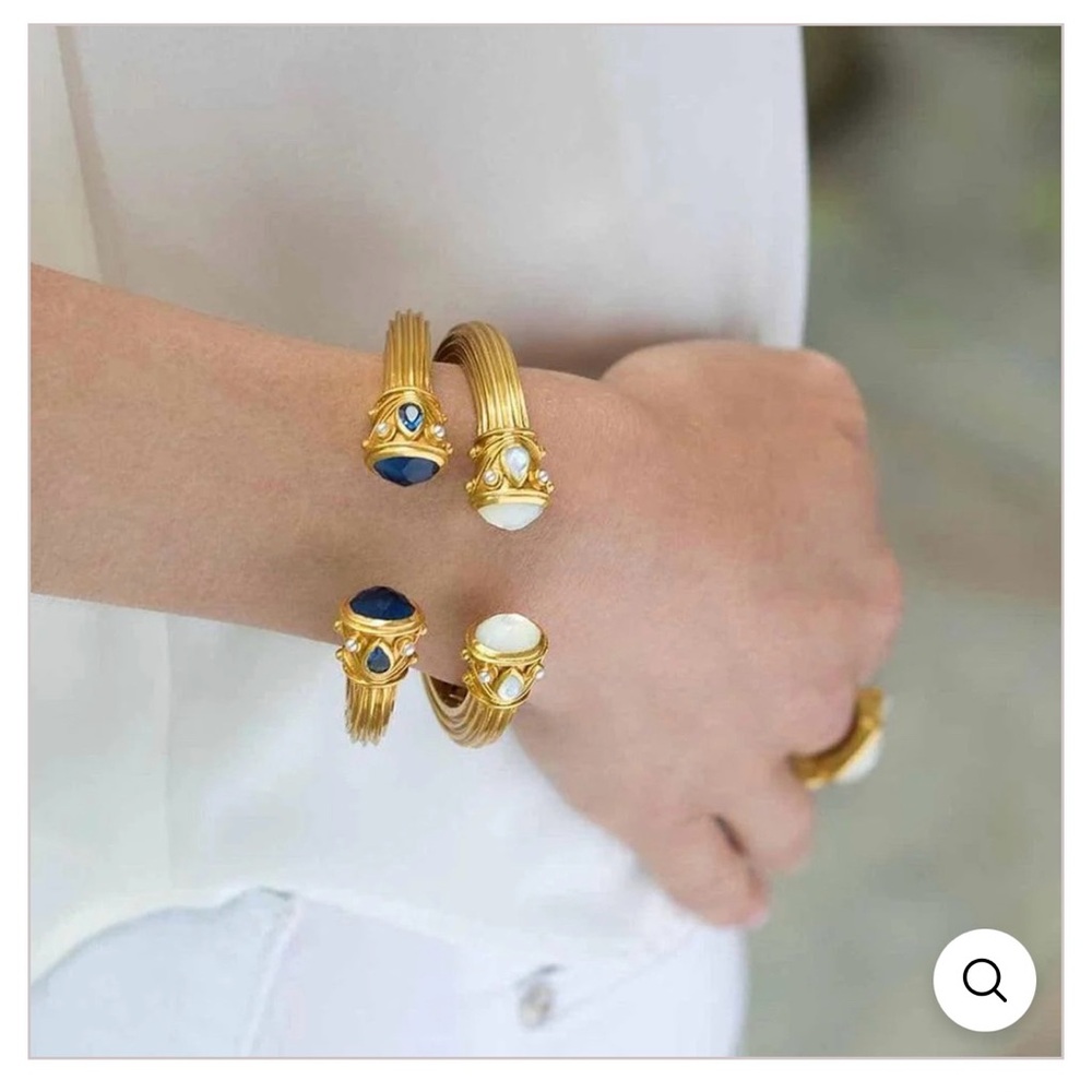 Julie Vos Byzantine Demi Hinge Cuff Bracelet - Picture 4 of 4